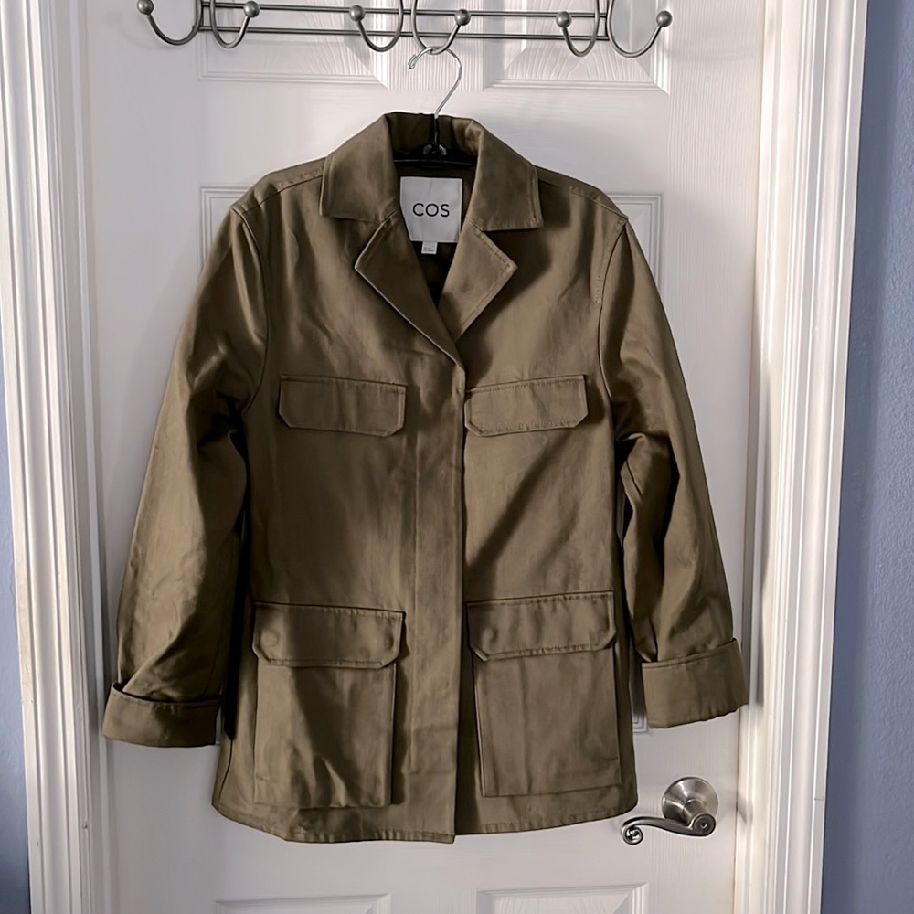 COS Olive Utility Jacket